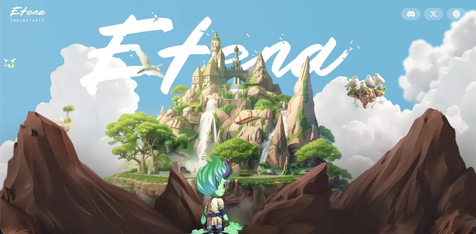Etena web landing
