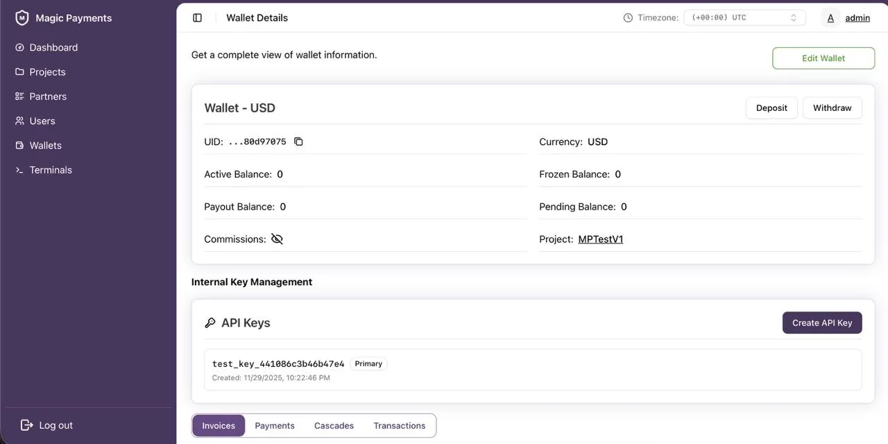 Fintech Backoffice System — screen 3