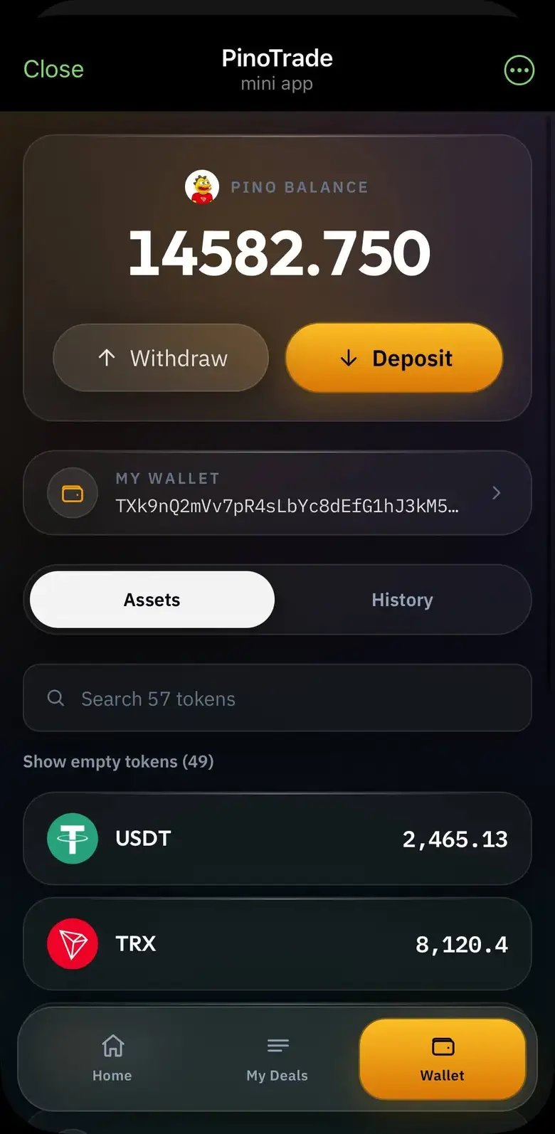 PinoTrade — screen 4